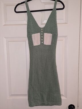 Crochet Dress Swim Cover Up
